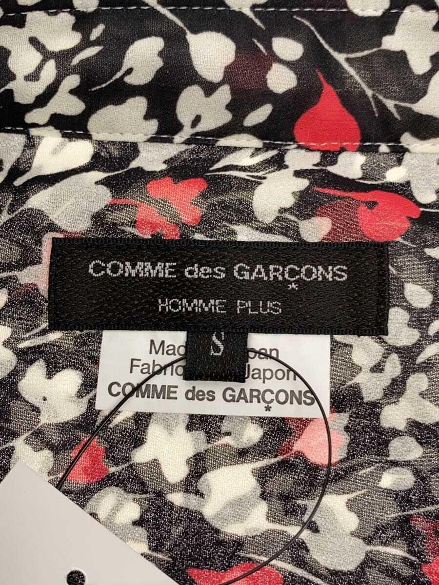 COMME des GARCONS HOMME PLUS◆22SS/捩れワンピース/長袖/S/ポリエステル/イエロー/花柄/PI-B007/メンズ/グランパ_画像3