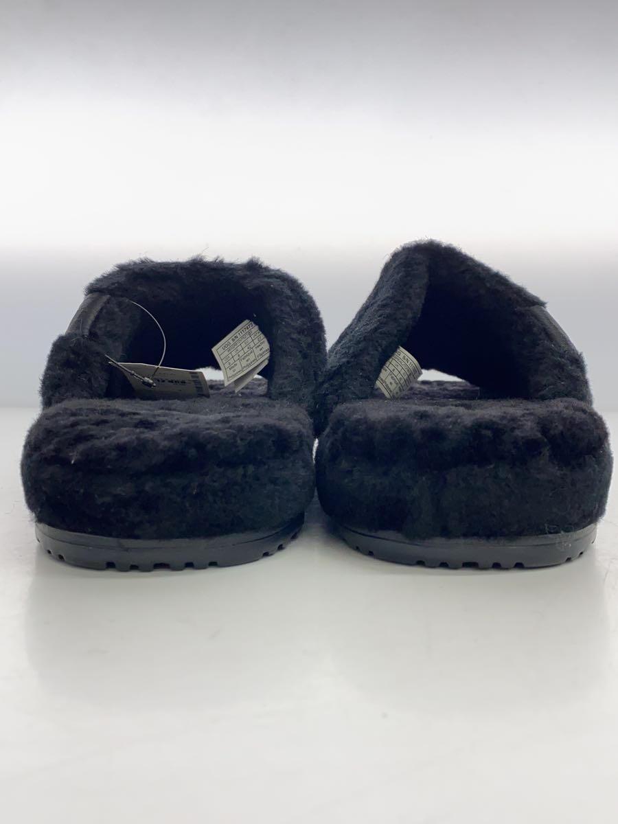 UGG australia◆サンダル/FLUFF YOU_フラッフユー/シープスキン/ムートン/27cm/BLK_画像6