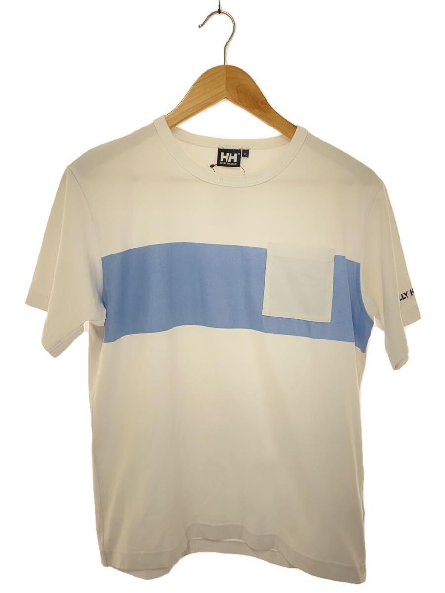 HELLY HANSEN◆Tシャツ/L/コットン/WHT_画像1