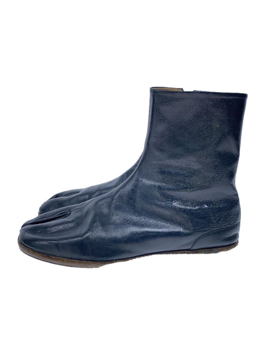 Maison Margiela◆TABI BOOTS/足袋ブーツ/タビブーツ/41/BLK/S57WU0095/レザー