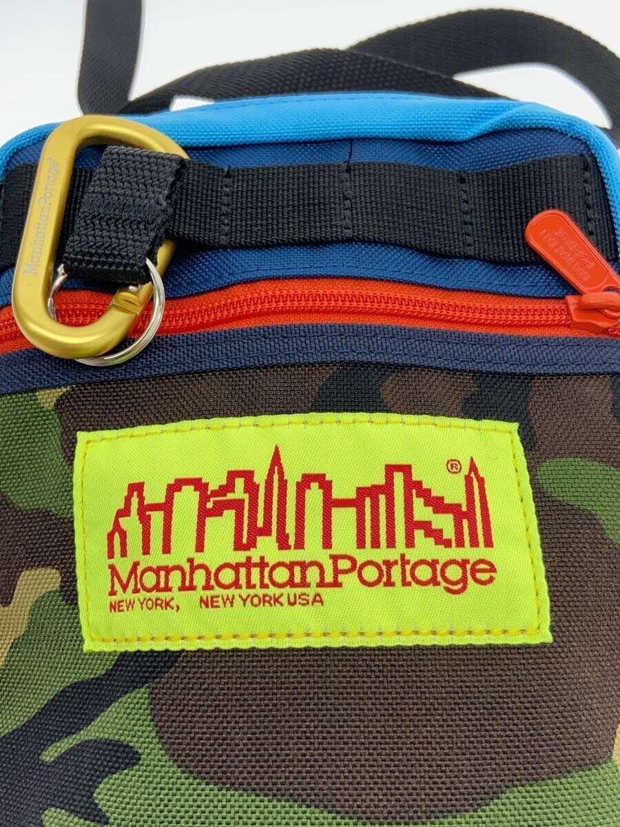 Manhattan Portage◆ショルダーバッグ/ナイロン/マルチカラー_画像5