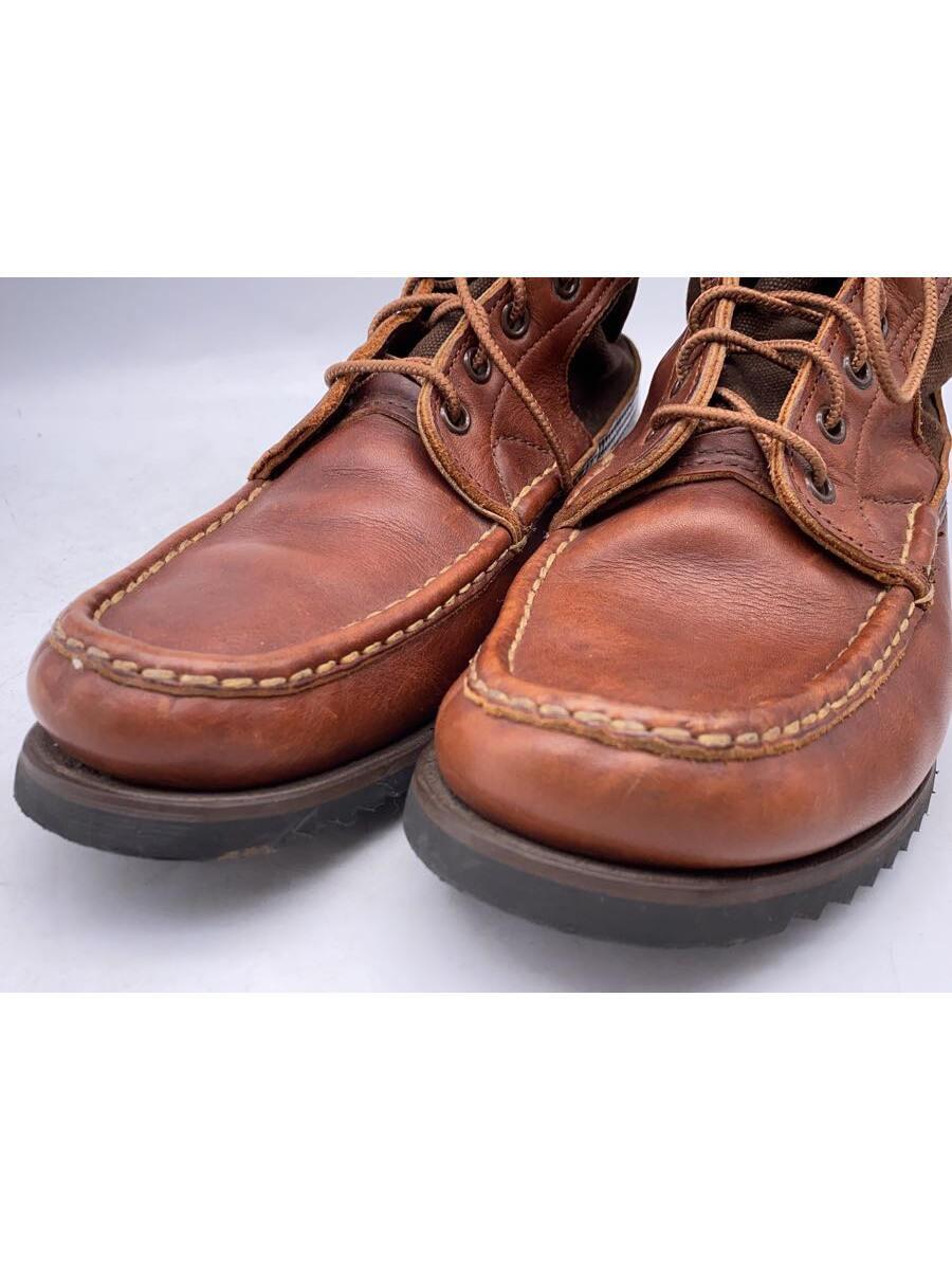 Russell Moccasin◆青タグ/ラッセルモカシン/サファリ/レースアップブーツ/US7/ブラウン/0728/ビブラムソール_画像7