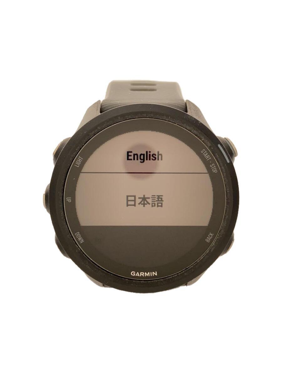 GARMIN◆ランニングウォッチ/-/ラバー/GRY/ForeAthlete 245_画像1