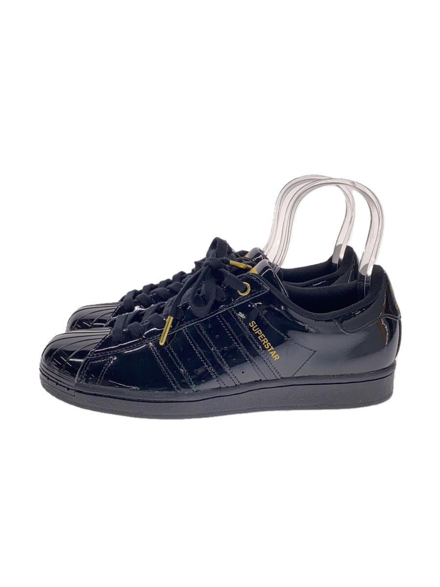 adidas◆SUPER STAR METAL TOE/27cm/BLK/エナメル