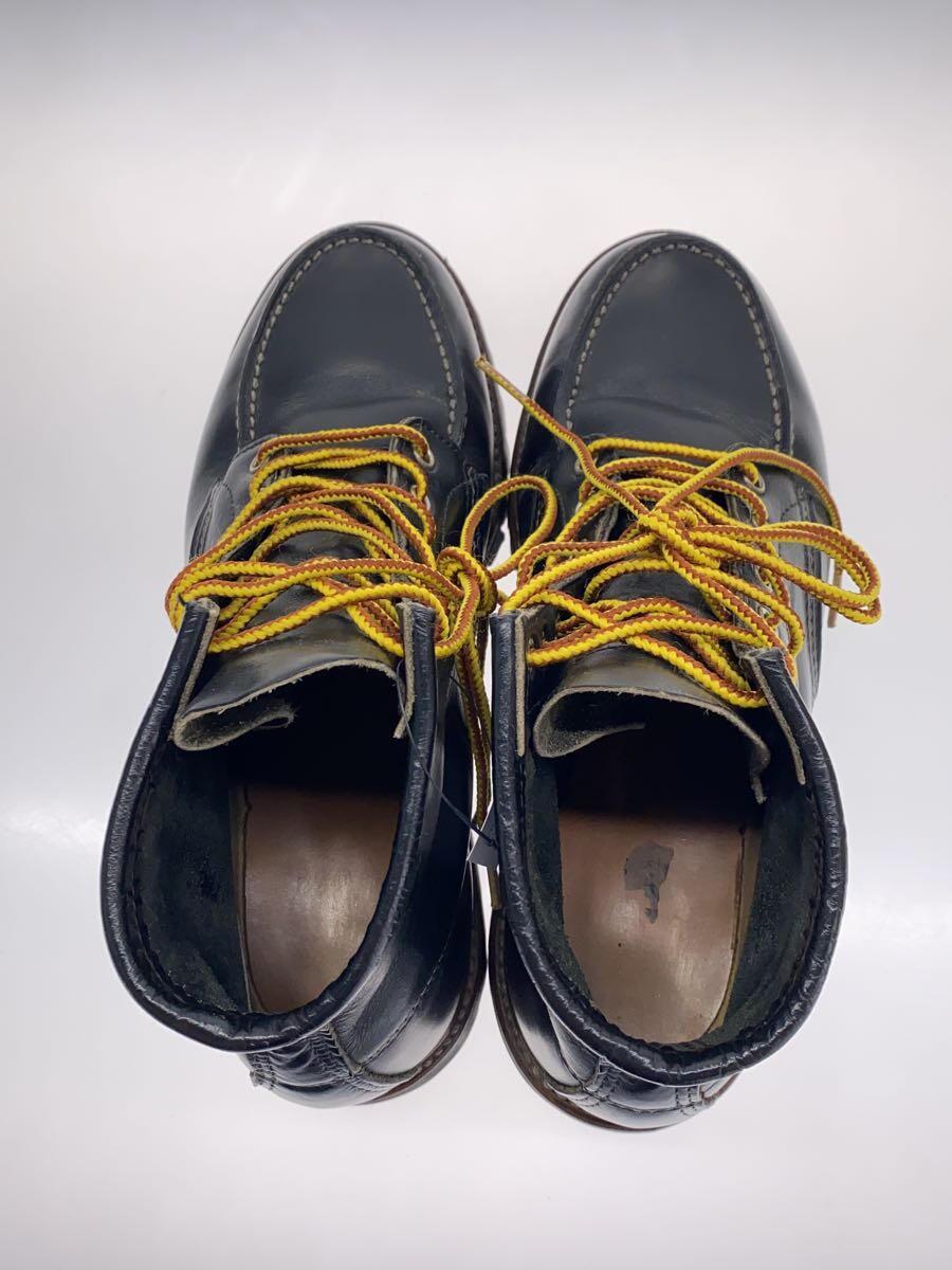 RED WING◆Irish Setter/アイリッシュセッター/レースアップブーツ/US8/BLK/レザー/8136/ビブラム_画像3