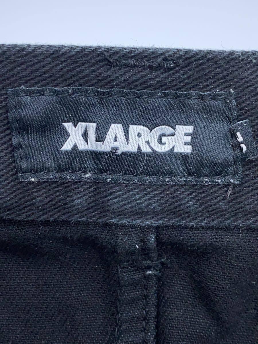 X-LARGE◆カーゴパンツ/22AW/OVERDYED CARGO PANTS/32/ブラック/101223031005_画像4