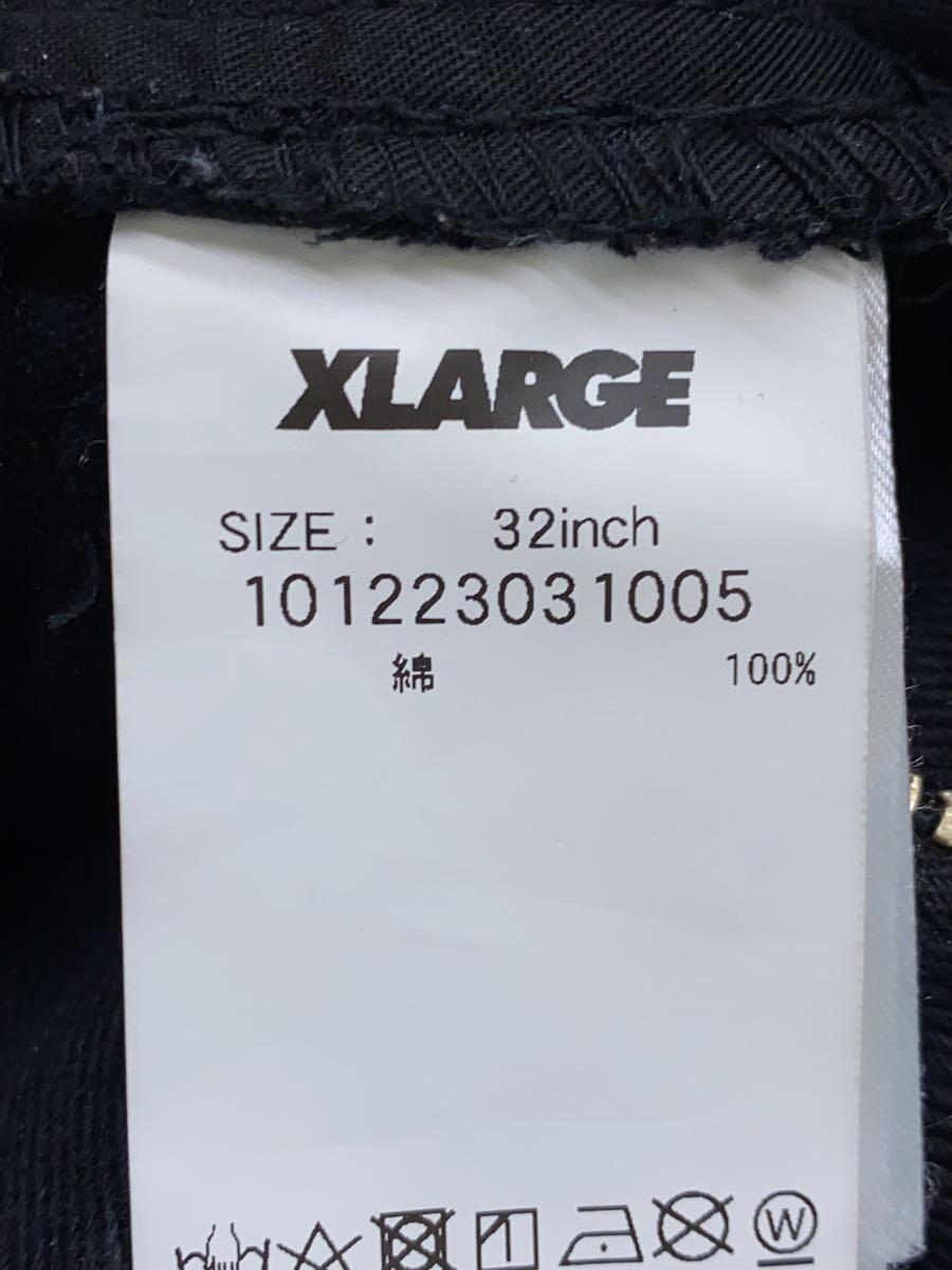 X-LARGE◆カーゴパンツ/22AW/OVERDYED CARGO PANTS/32/ブラック/101223031005_画像6