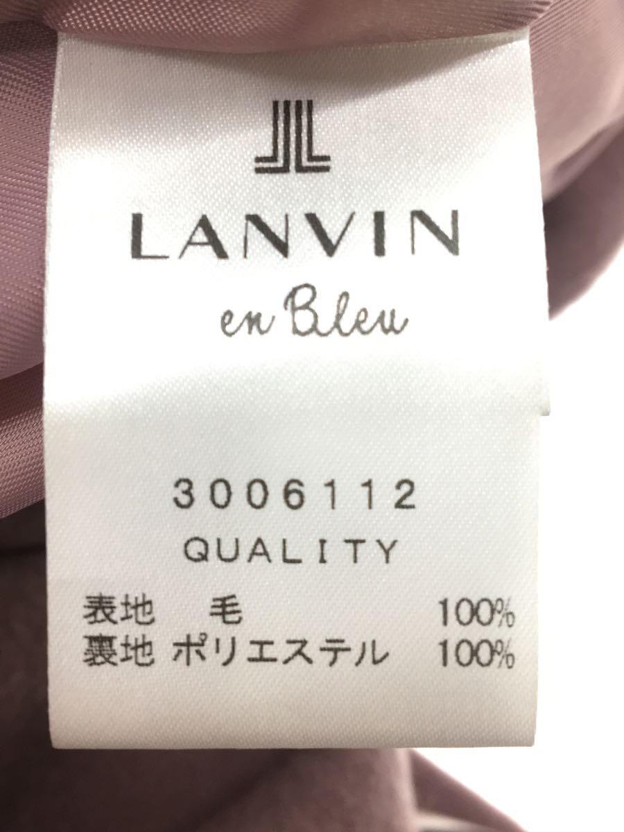 LANVIN en Bleu◆コート/38/ウール/PNK_画像4