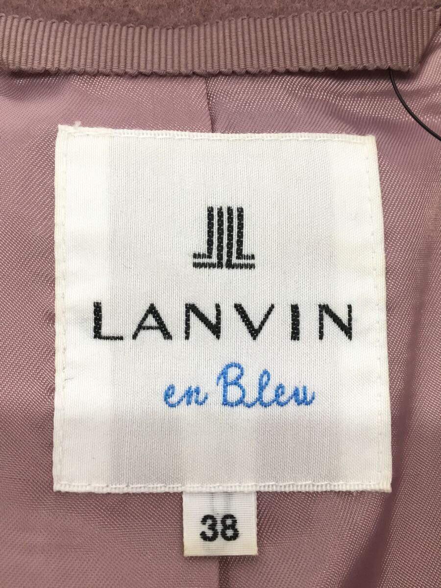 LANVIN en Bleu◆コート/38/ウール/PNK_画像3