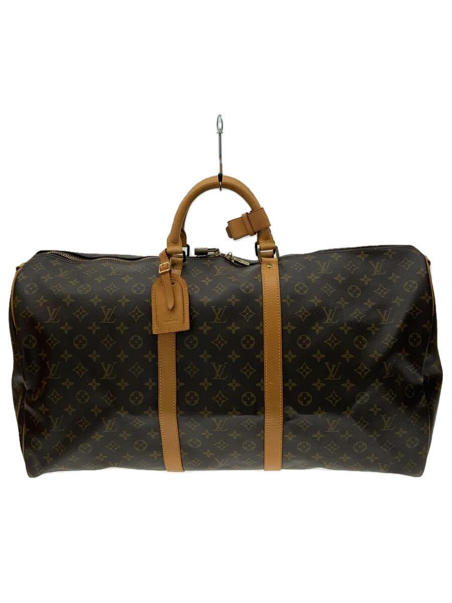 LOUIS VUITTON◆M41412/キーポル・バンドリエール60_モノグラム・キャンバス_BRW/PVC/BRW/LV