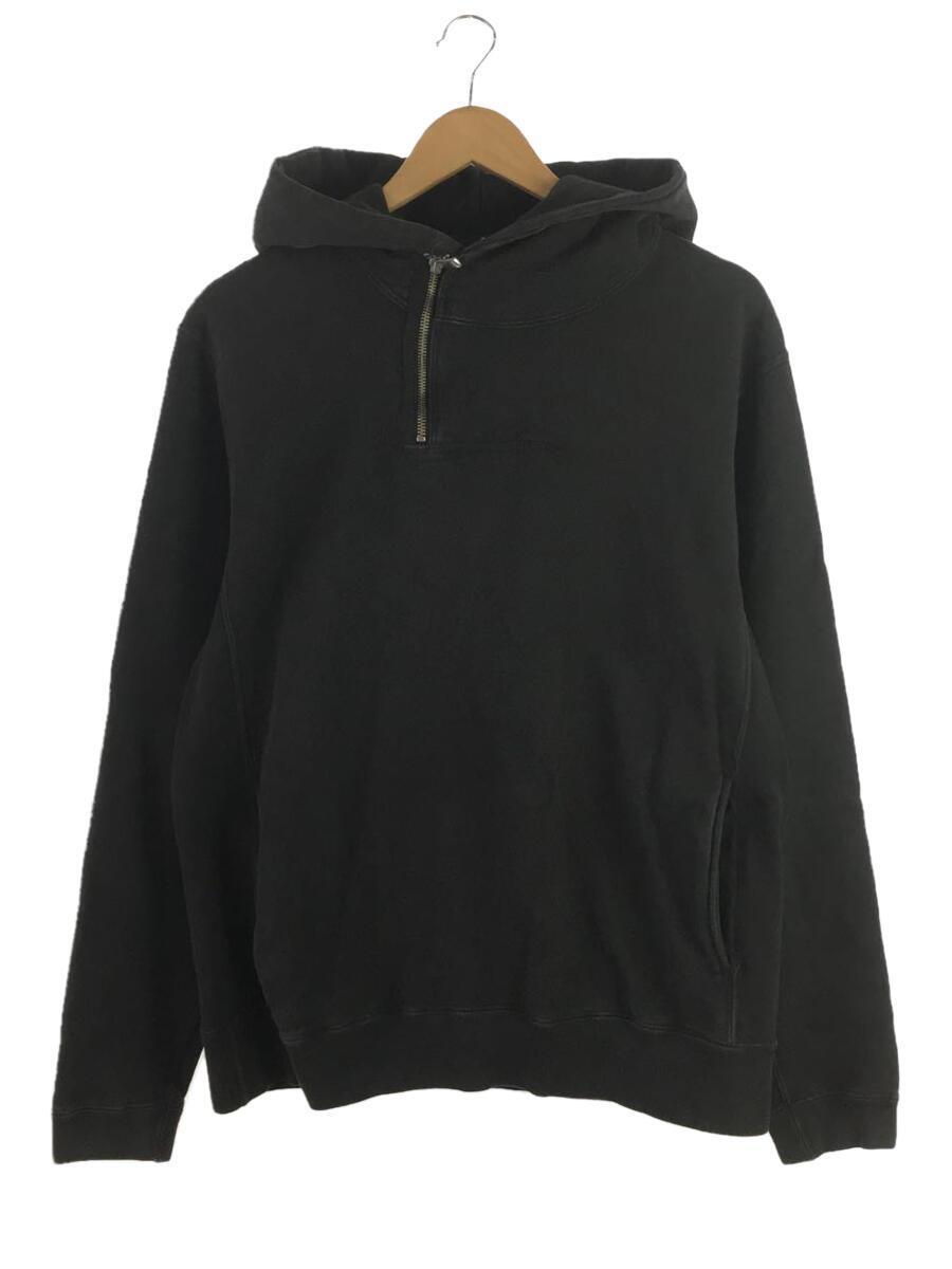 nonnative◆20SS/DWELLER HALF ZIP HOOD/2/コットン/BLK/無地/NN-C3701/色褪せ有