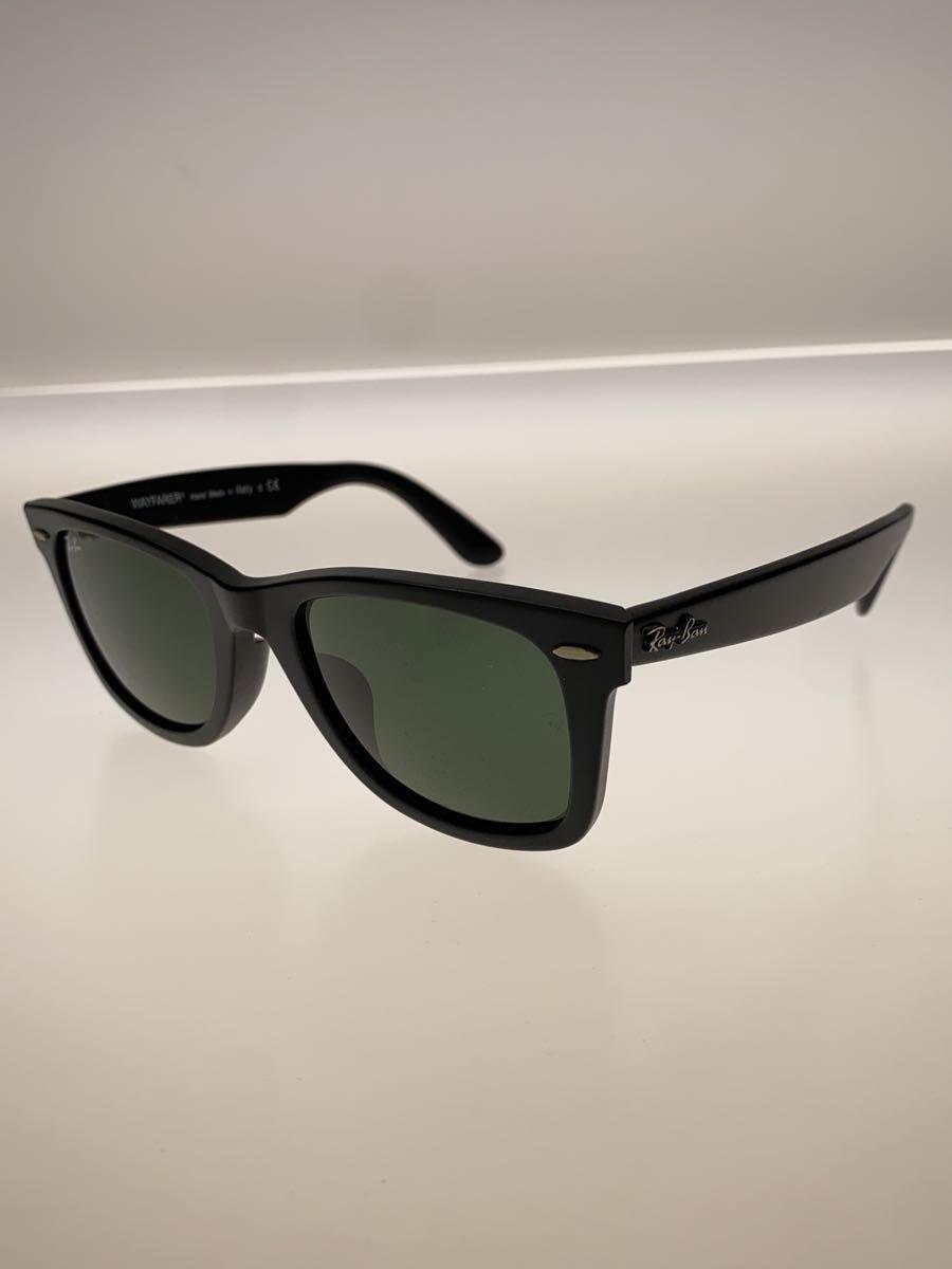 Ray-Ban◆サングラス/ウェリントン/プラスチック/BLK/GRN/メンズ/RB2140-F 901-S_画像2