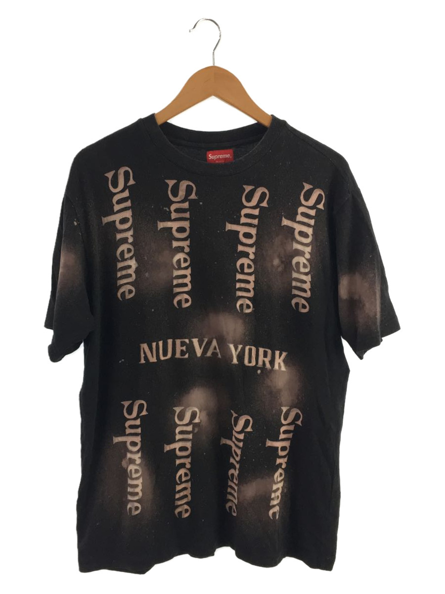 Supreme◆20SS/Nueva York S/S Top/Tシャツ/S/コットン/BLK