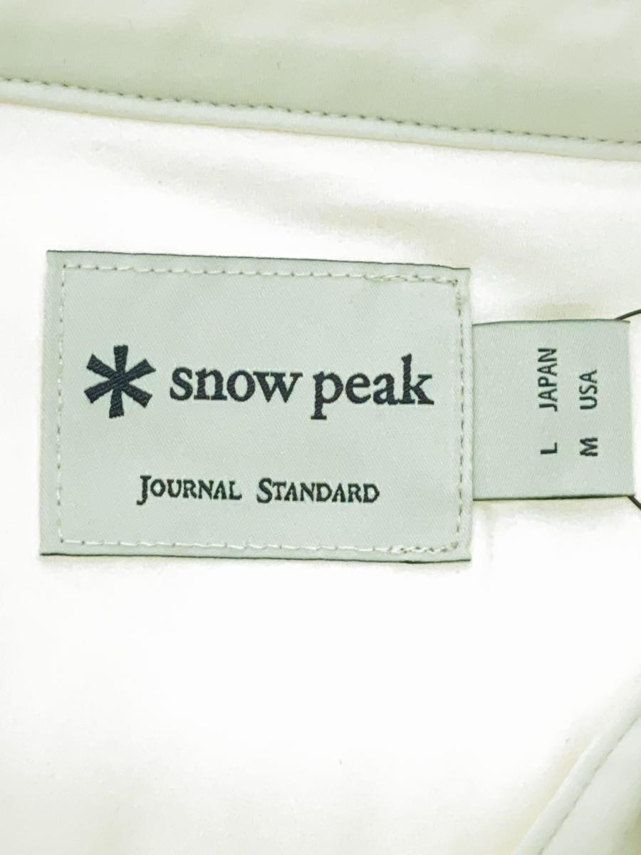 snow peak◆ジャーナルスタンダード別注/ジャケット/L/ポリエステル/ホワイト/JS-SH-20AU001_画像3