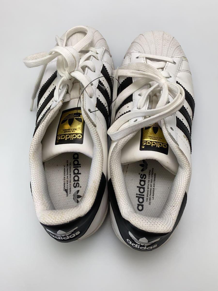 adidas◆SUPER STAR/スーパースター/22.5cm/WHT_画像3