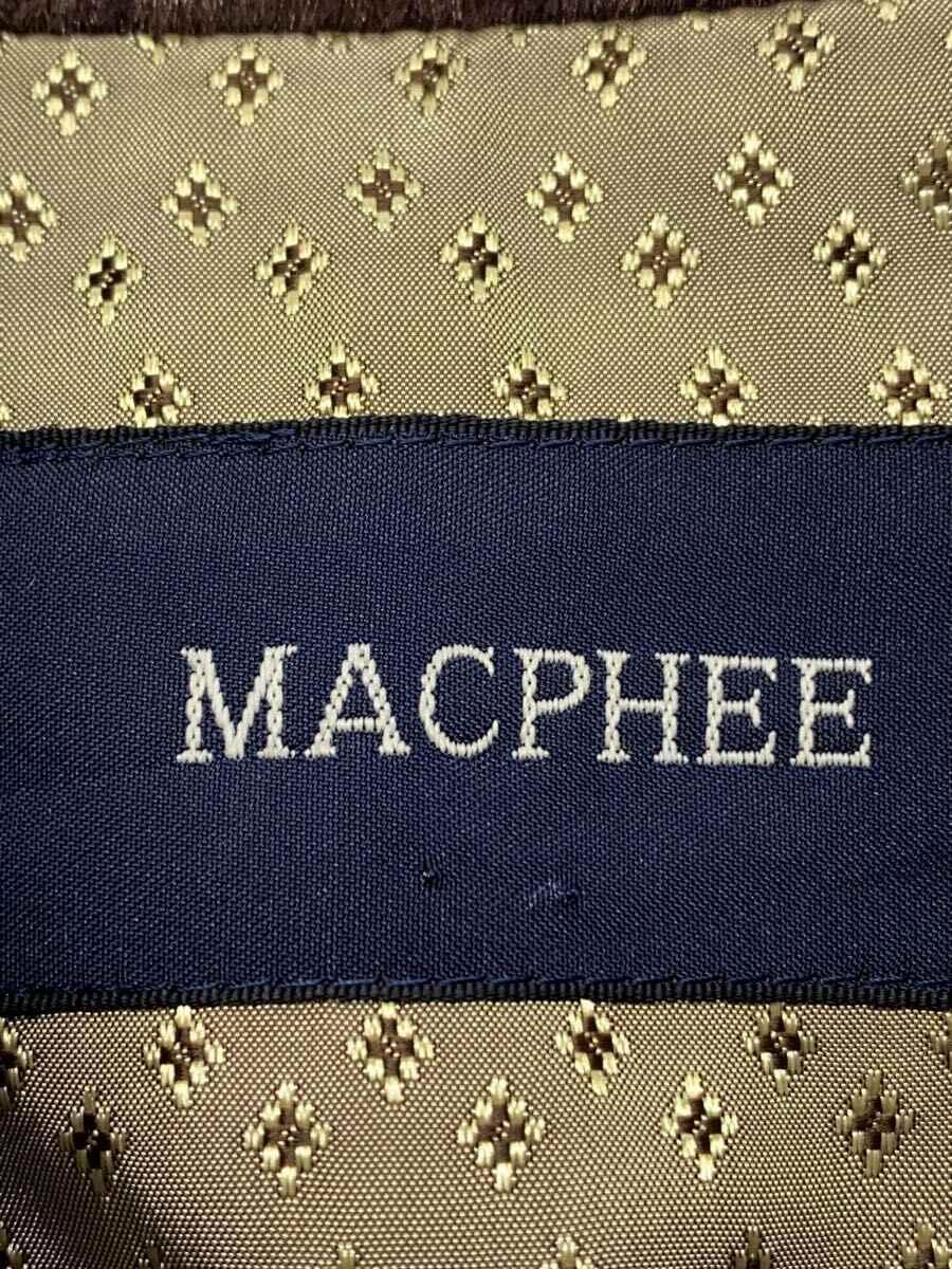 MACPHEE◆ジャケット/-/レーヨン/BRW/無地/12-07-95-07302_画像3