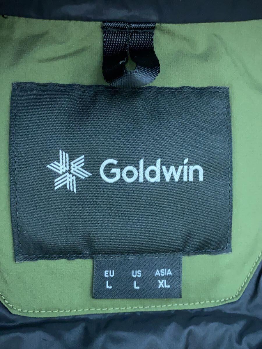 GOLDWIN◆ダウンジャケット/XL/ナイロン/GRN/無地/GL21301P_画像3