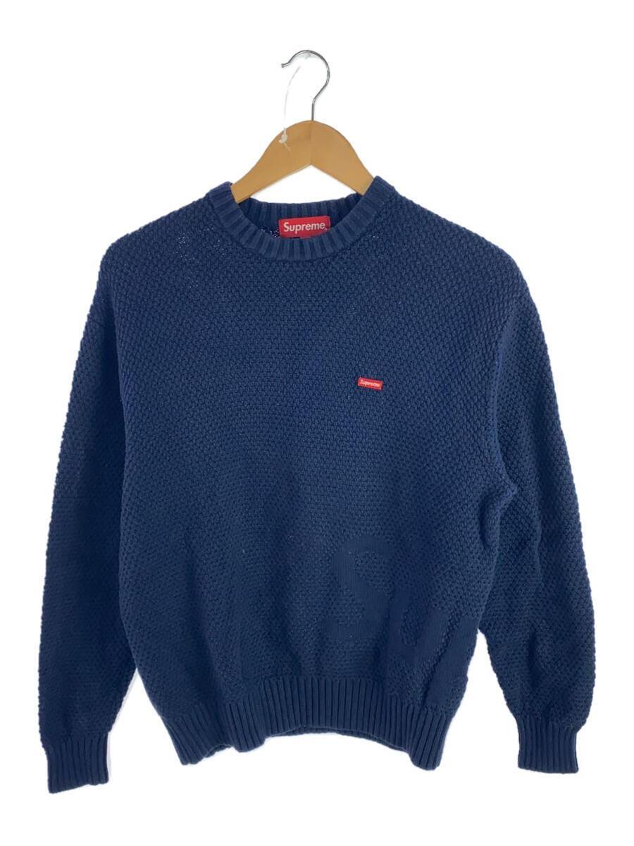Supreme◆20FW/Textured Small Box Sweater/S/コットン/NVY