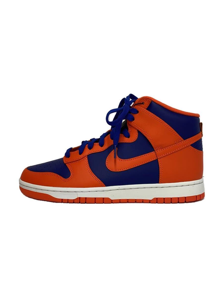 NIKE◆DUNK HI RETRO_ダンク ハイ レトロ/28cm/ネイビー/DD1399-800_画像1