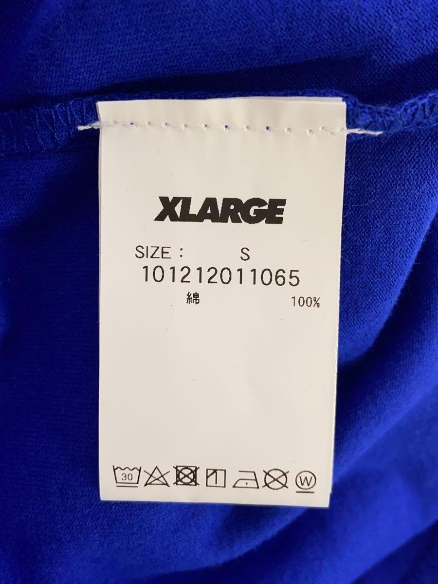 X-LARGE◆半妖の夜叉姫/Tシャツ/S/コットン/BLU/無地/101212011065_画像4