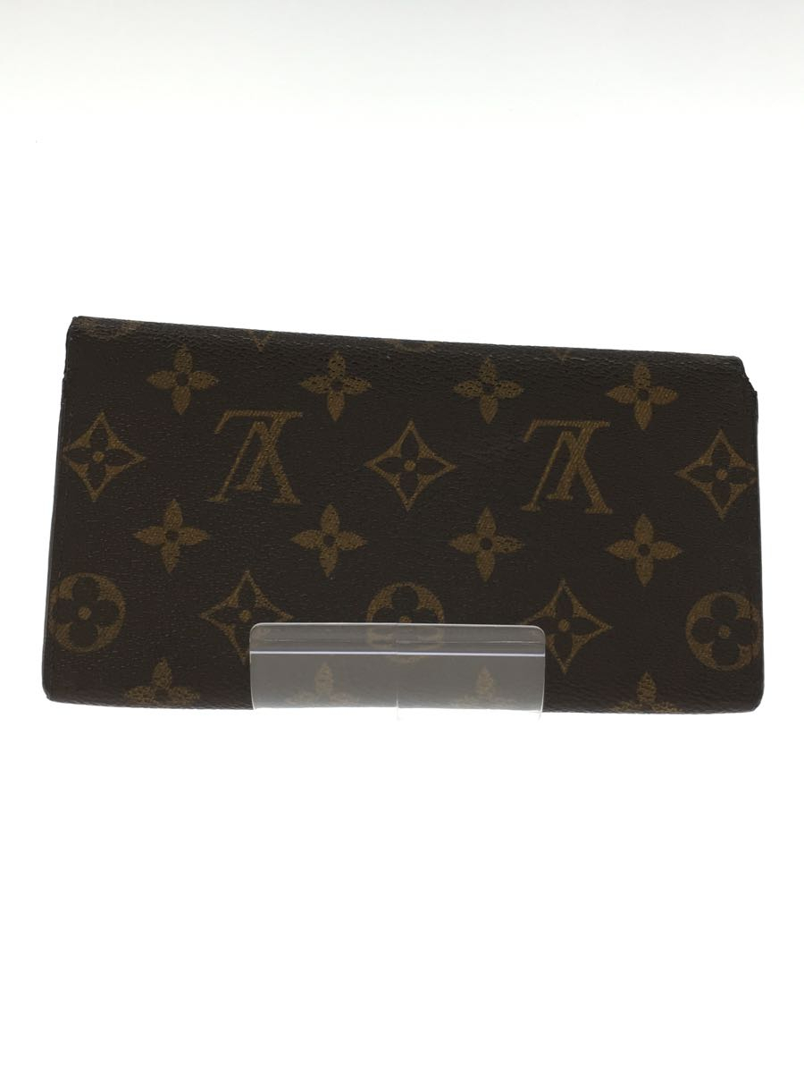 LOUIS VUITTON◆ポルト・円・3カルト・クレディ_モノグラム・キャンバス_BRW/PVC/BRW/メンズ_画像2