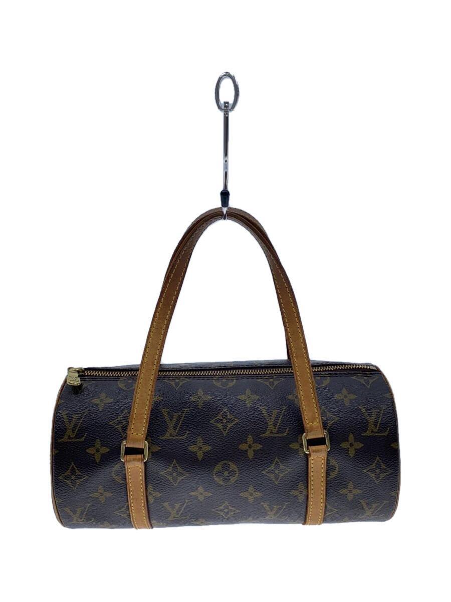 LOUIS VUITTON◆パピヨン26_モノグラム・キャンバス_BRW/PVC/BRW/ミニボストン/ハンドバッグ/M51386_画像1