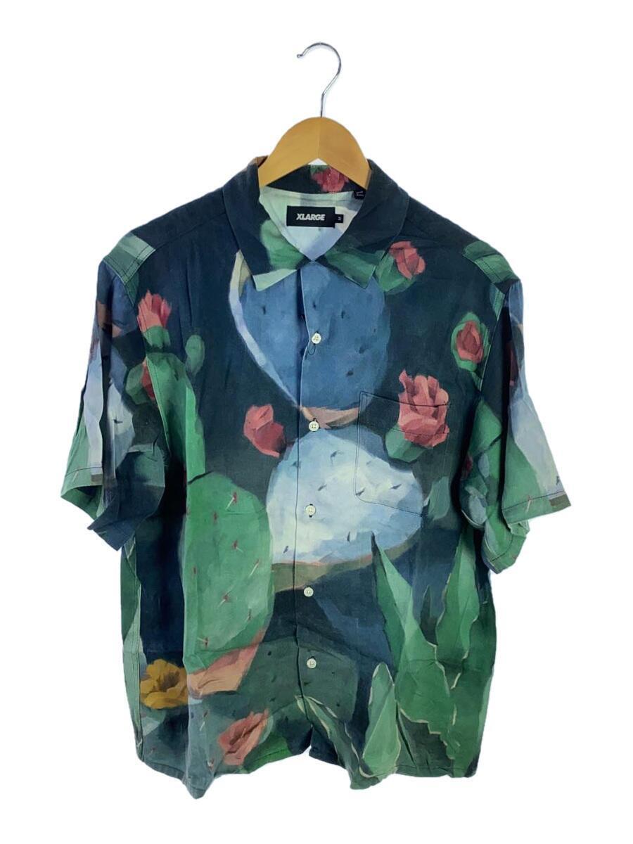 X-LARGE◆CACTUS PATTERN S/S SHIRT/半袖シャツ/総柄/101232014006