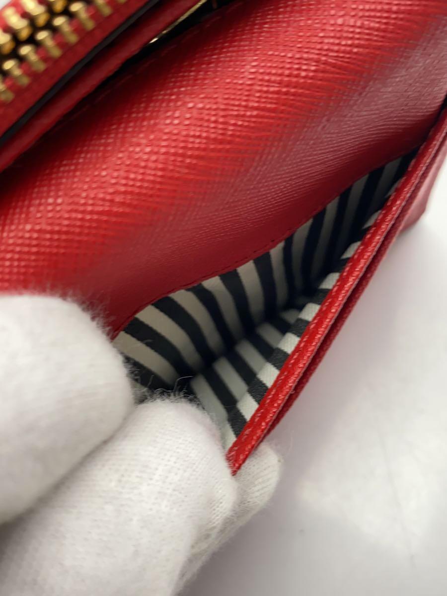 kate spade new york◆カードケース/コインケース/RED/レディース_画像6