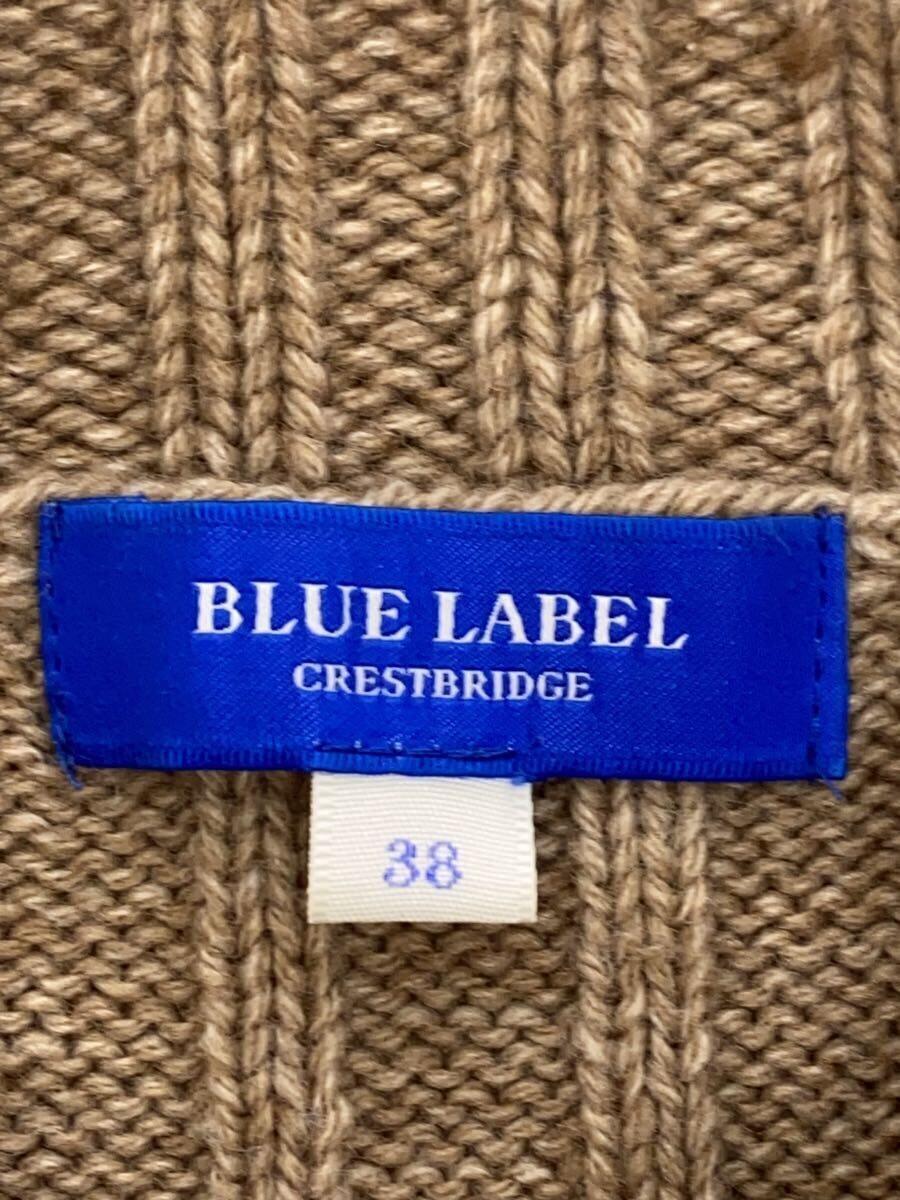 BLUE LABEL CRESTBRIDGE◆セーター/38/アクリル/ベージュ/55N11-651-40_画像3