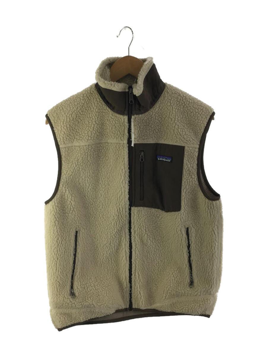 patagonia◆フリースベスト/M/ポリエステル/ベージュ/無地/23046/RetroX vest