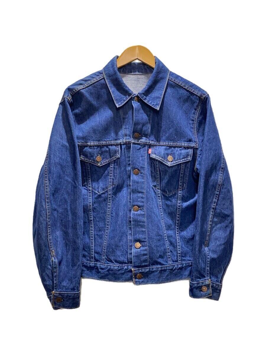 Levi’s◆スモールe/70s～80s/不均等V/Gジャン/デニム/インディゴ/パッチ欠品/70505