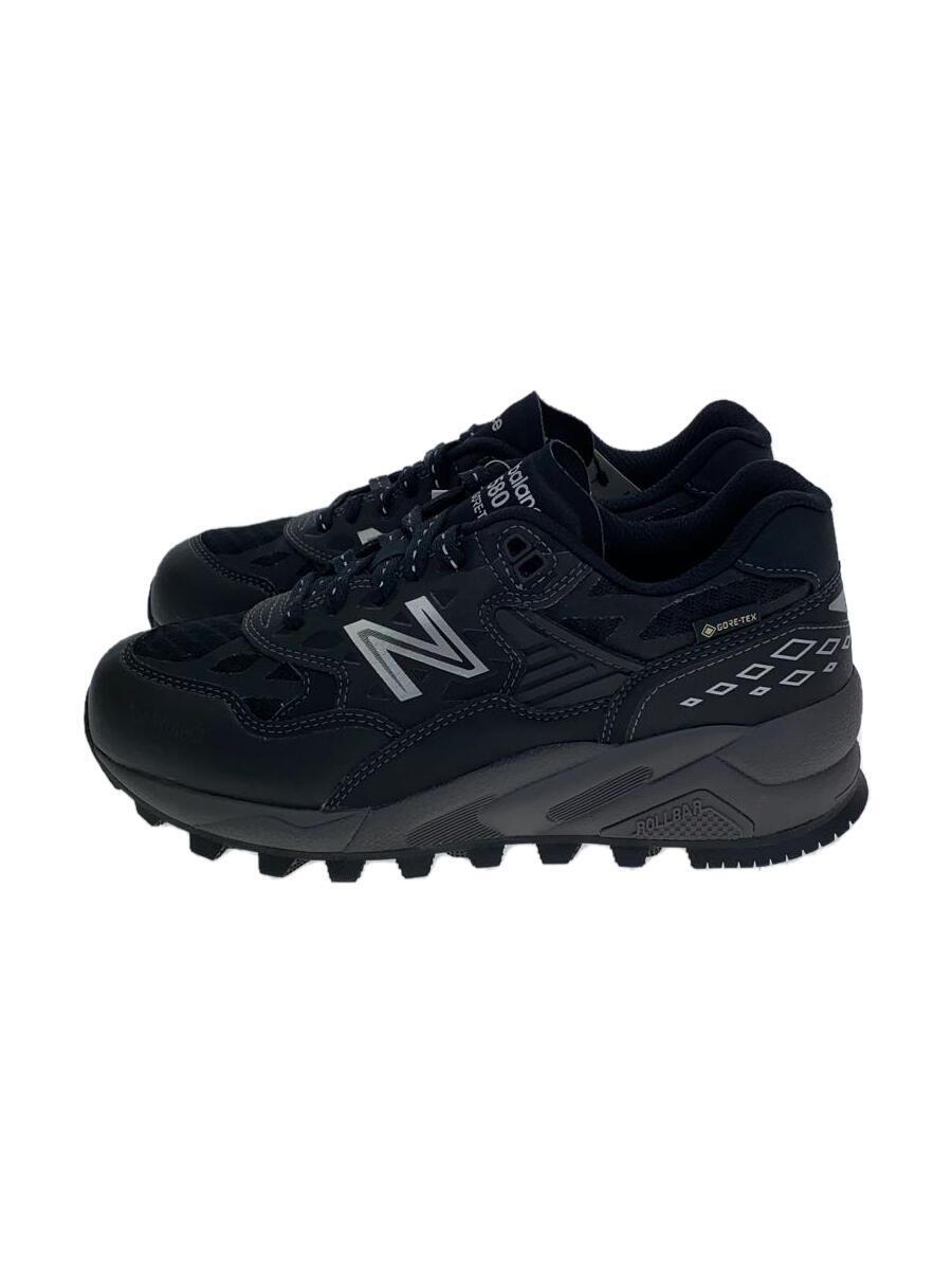 NEW BALANCE◆ローカットスニーカー/23cm/BLK/黒/ゴアテックス/MT580RMT/4社コラボ