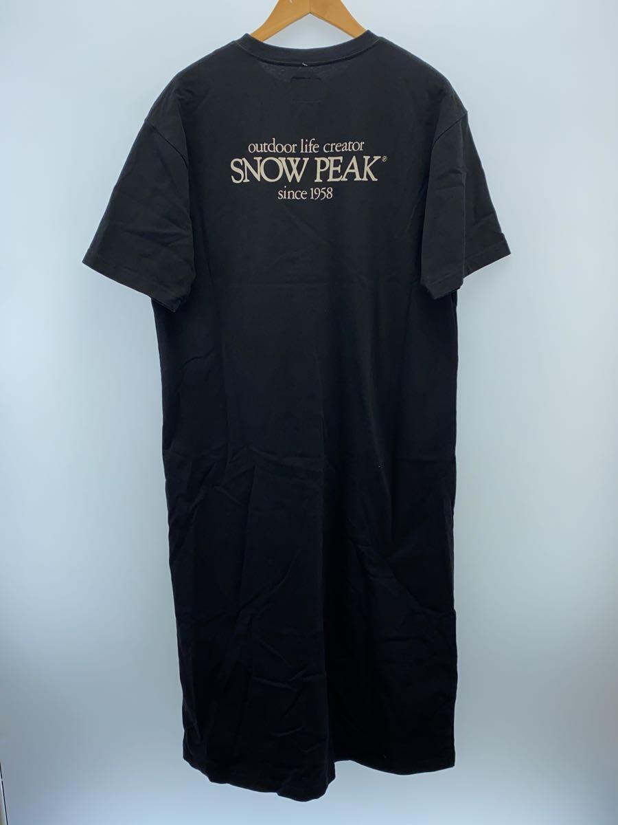 snow peak◆半袖ワンピース/-/コットン/BLK/JSR-TS-23SW001_画像2