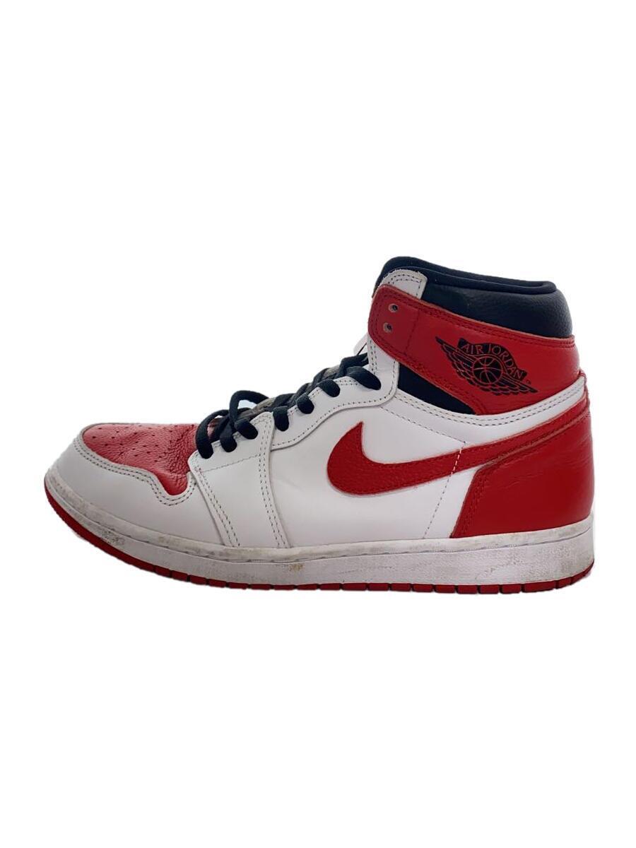 NIKE◆AIR JORDAN 1 RETRO HIGH OG_エアジョーダン 1 レトロ ハイ OG/28cm/WHT