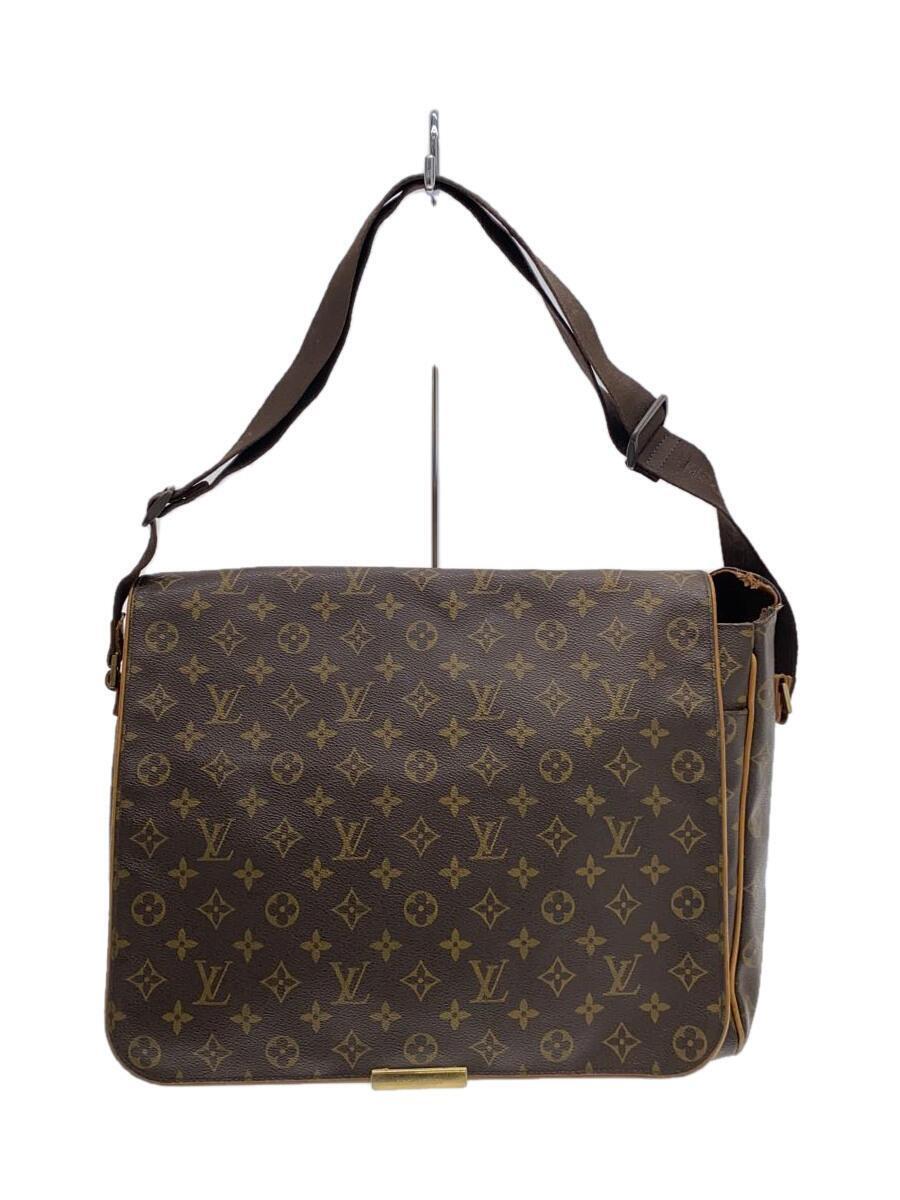 LOUIS VUITTON◆アベス_モノグラム・キャンバス_BRW/PVC/BRW