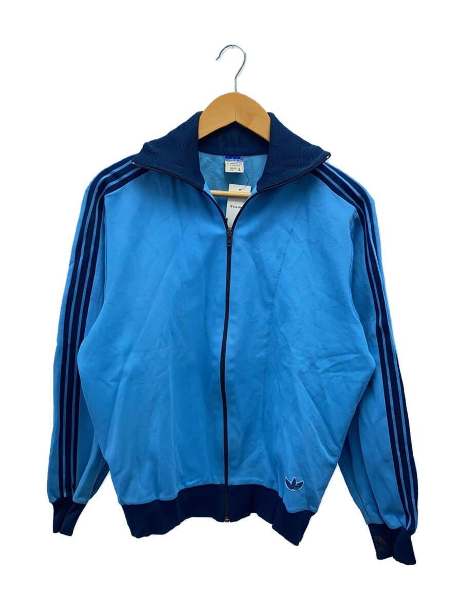 adidas◆W.GERMANY/デサント/80s/ジャージ/4/ポリエステル/ブルー