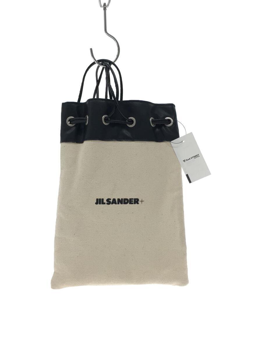 JIL SANDER◆ショルダーバッグ/コットン/BEG_画像1