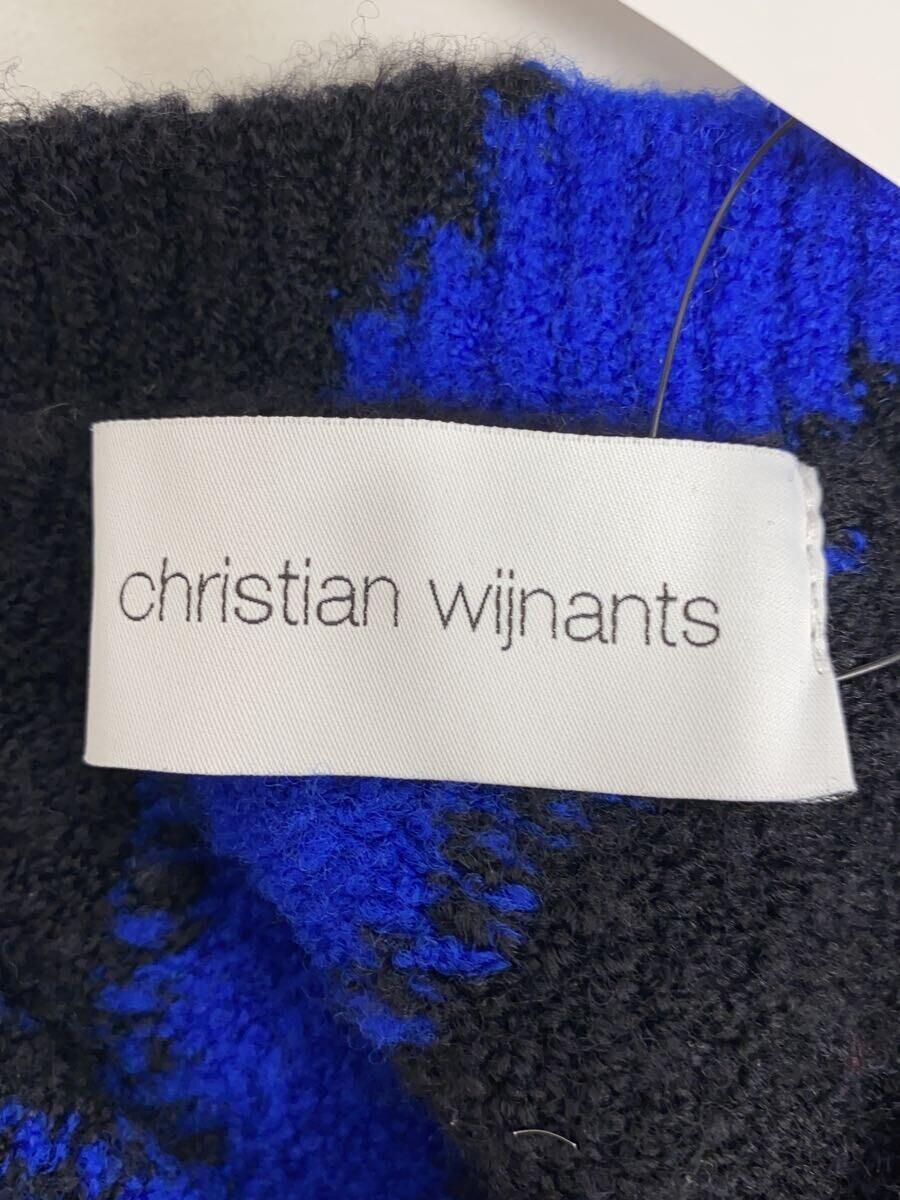 christian wijnants◆セーター(厚手)/M/ウール/BLK/総柄_画像3