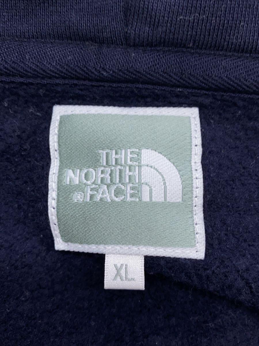 THE NORTH FACE◆ジップパーカー/XL/コットン/ネイビー/NTW12340_画像3