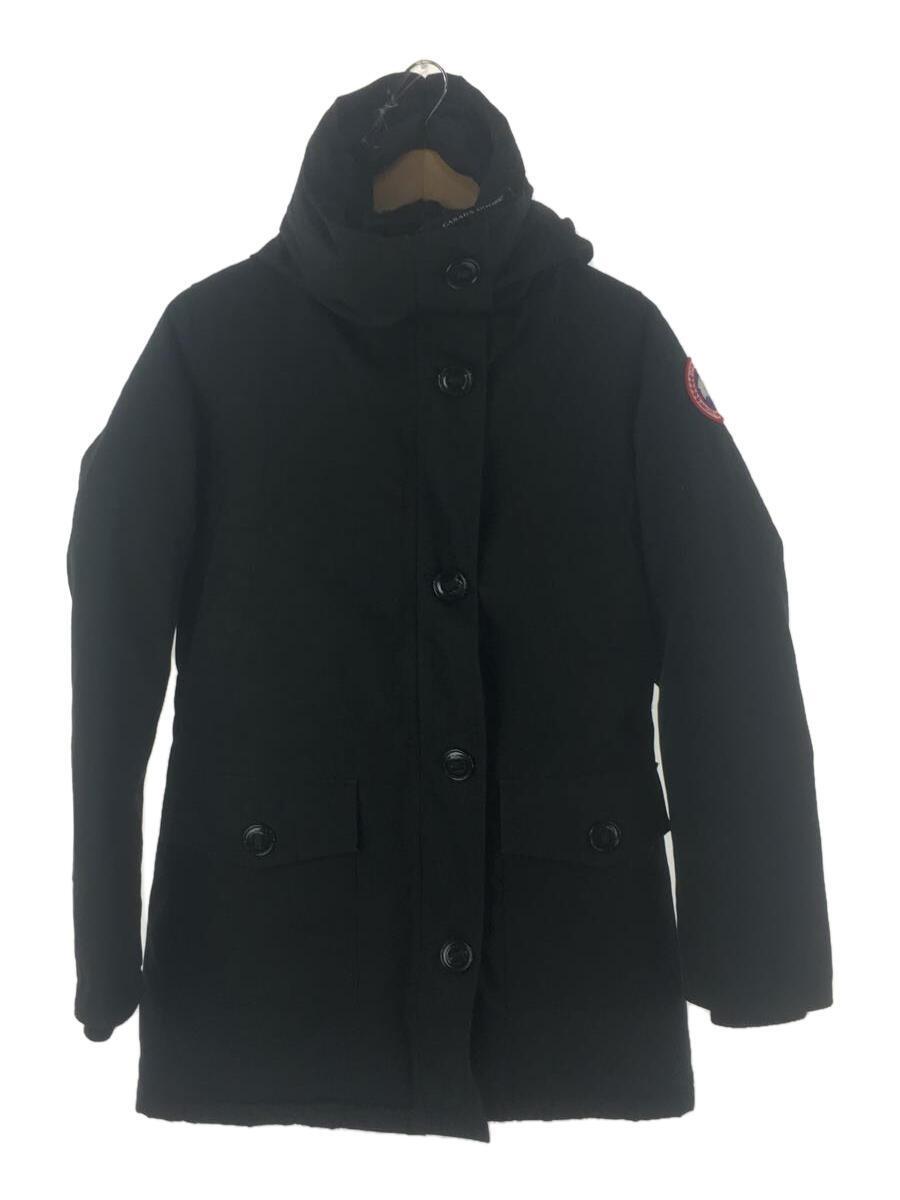 CANADA GOOSE◆BRONTE PARKA/ダウンジャケット/S/ポリエステル/BLK/2603JL/スレ有