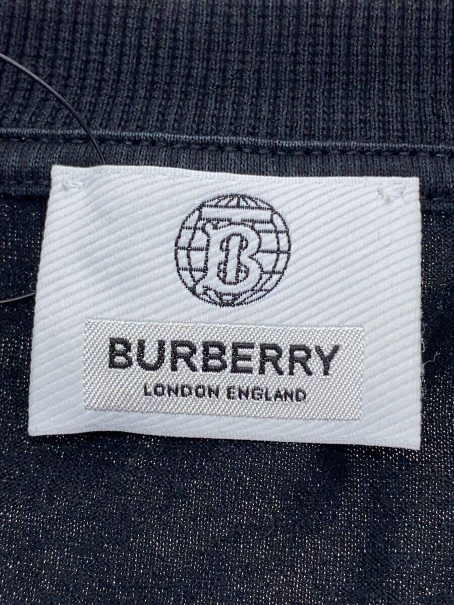 BURBERRY◆Tシャツ/S/コットン/BLK/ロゴ/半袖/カットソー_画像3