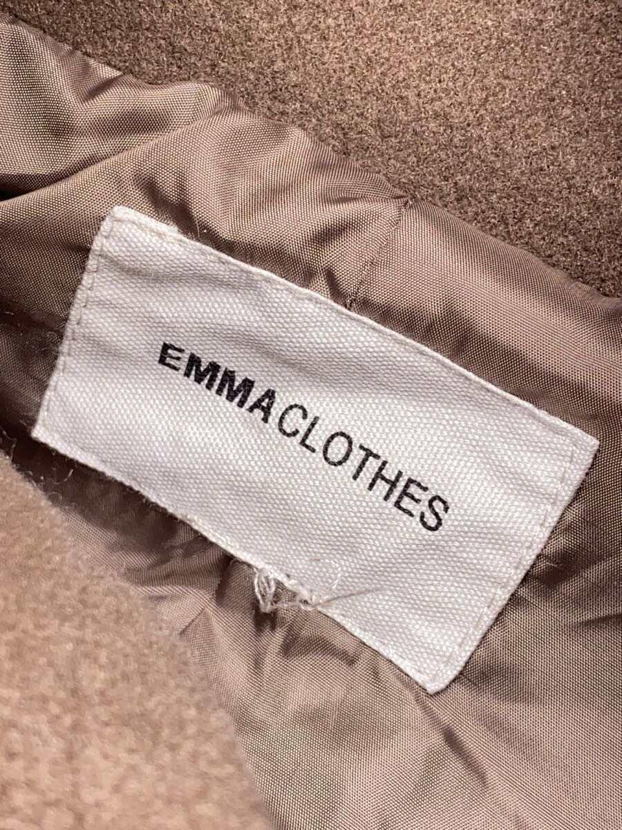 EMMA CLOTHES◆22AW/エマクローズ/オーバーサイズメルトンダブルヨークラグラントレンチコート/Sサイズ/EMco714_画像3