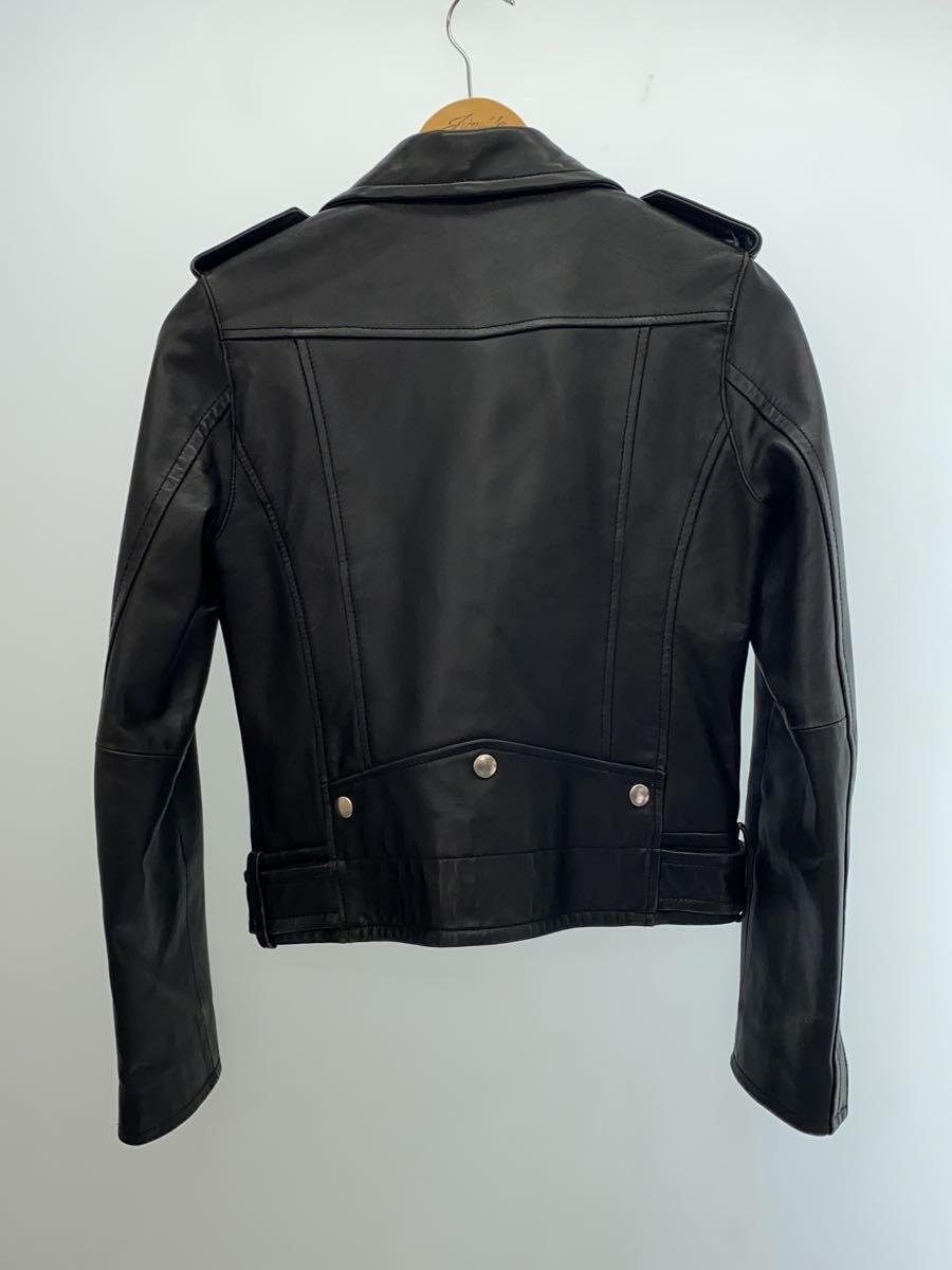 TODAYFUL* double rider's jacket /38/ sheep leather /BLK/ plain /11620107