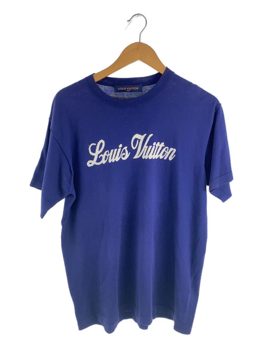 LOUIS VUITTON◆Tシャツ/M/コットン/NVY/無地/RM222M JS5 HNN20W_画像1