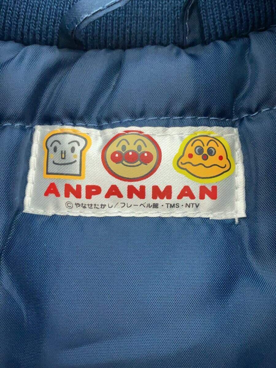 ANPANMAN kids collection◆スカジャン/ジャケット/100cm/ポリエステル/ネイビー/アンパンマン/バイキンマン_画像3