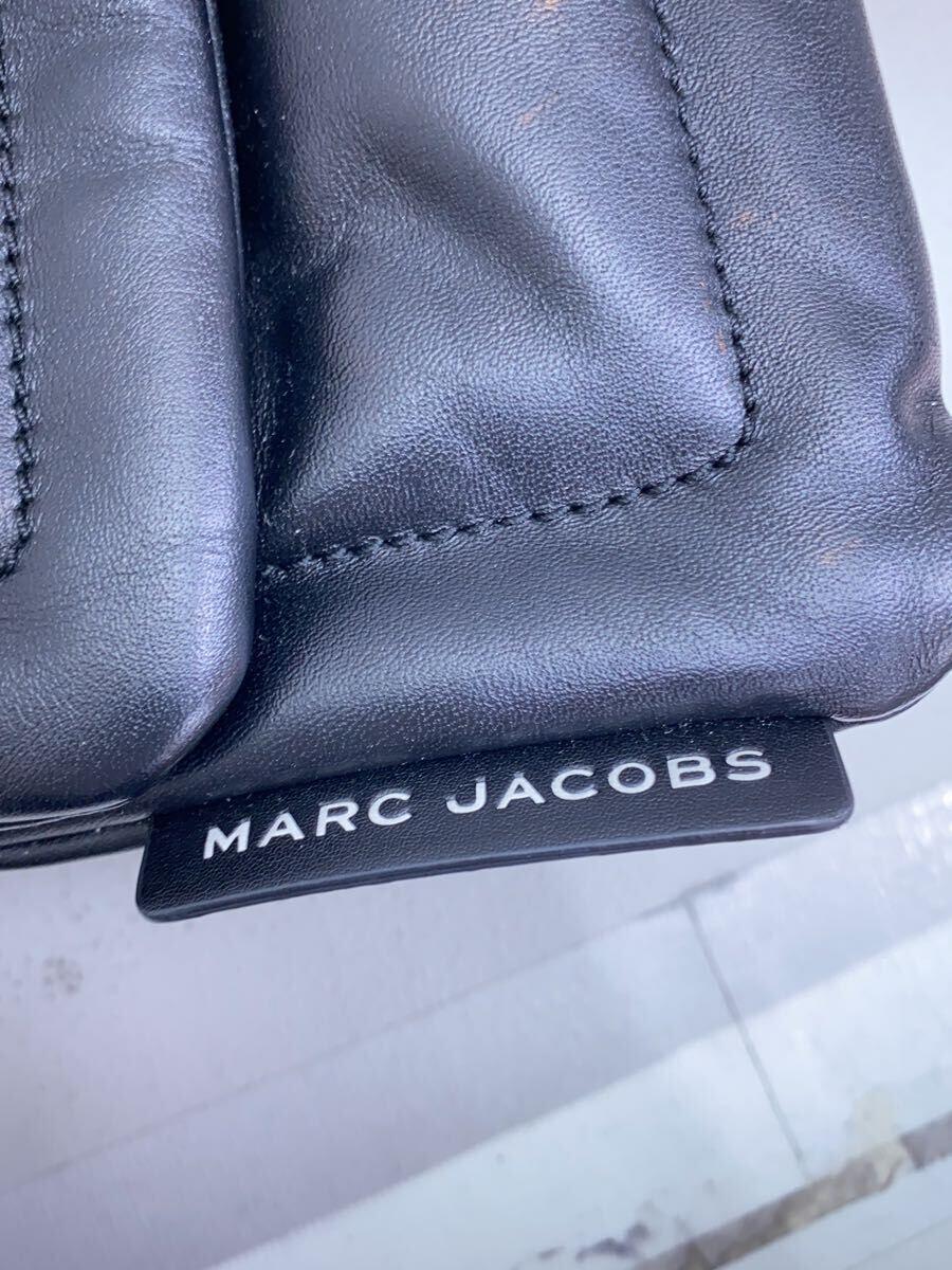 MARC JACOBS◆変色有/ショルダーバッグ/レザー/BLK/無地/h905l01pf22_画像5