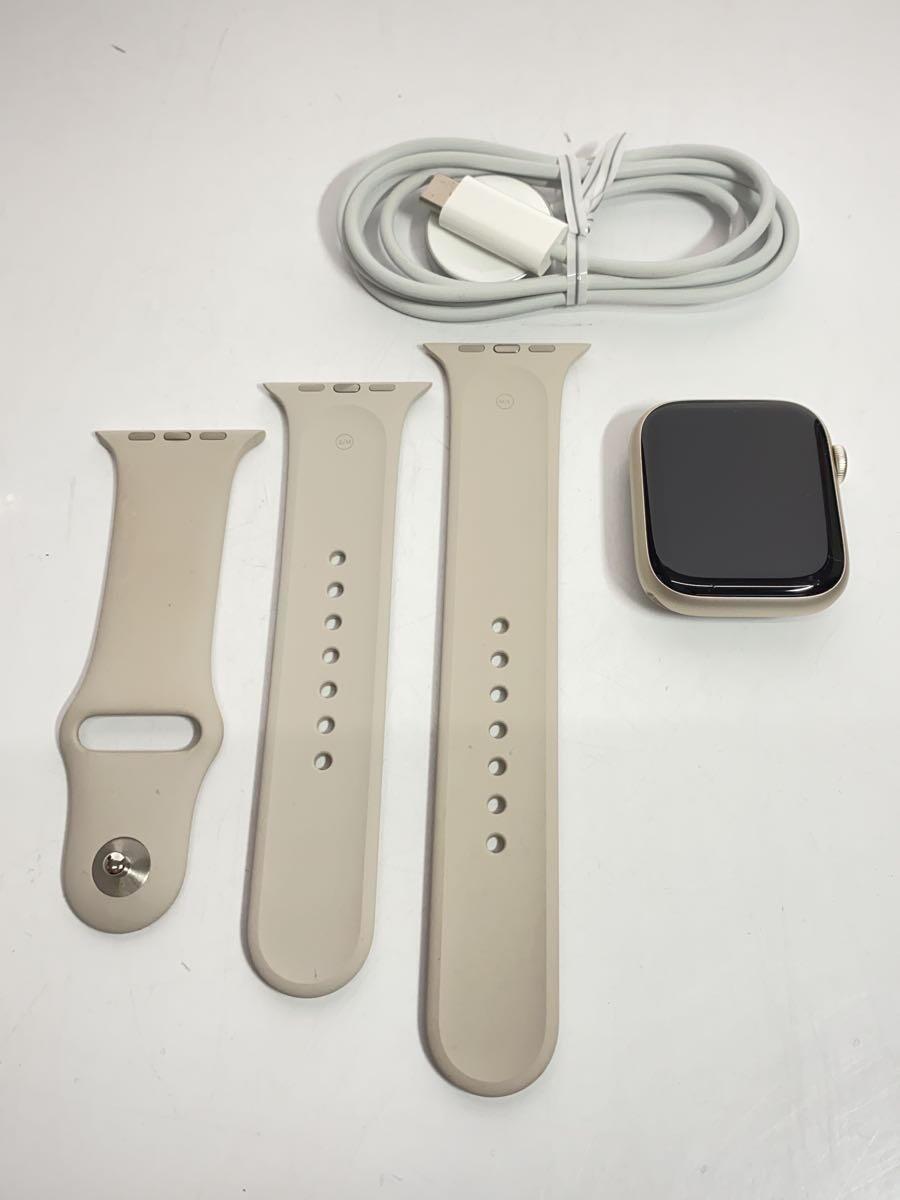 Apple◆Apple Watch Series 8 GPSモデル 45mm MNP23J/A [スターライト]/デジタル/ラ_画像4