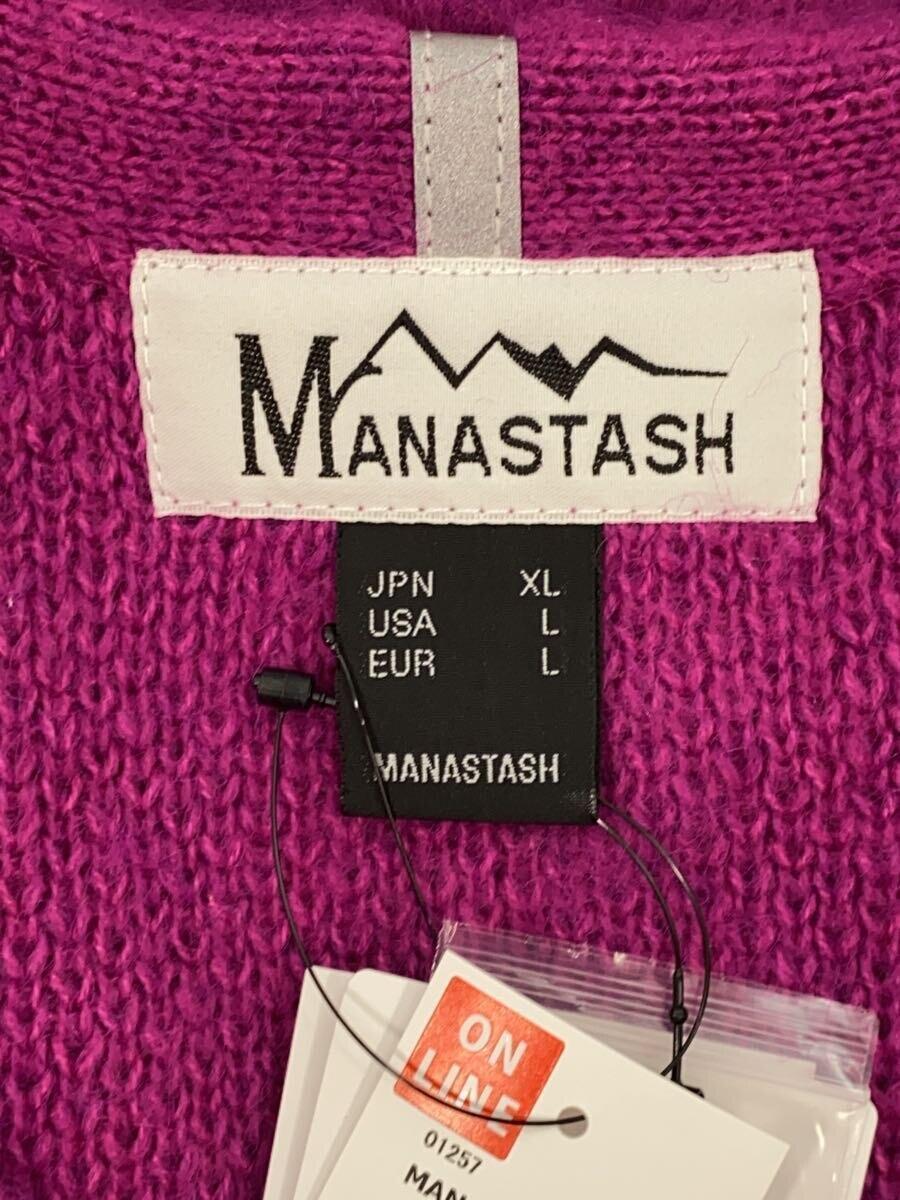 MANASTASH◆カーディガン(厚手)/XL/アクリル/PNK/7124001_画像3