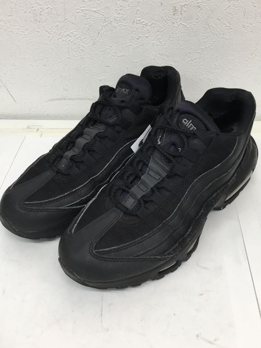 NIKE◆AIR MAX 95 ESSENTIAL/27cm/ブラックの画像2