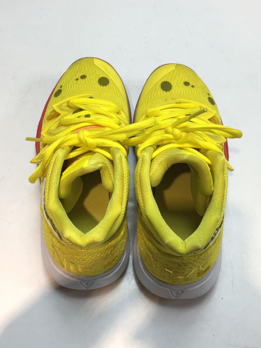 NIKE◆KYRIE 5 SBSP (GS)/カイリー5 GS/SPONGEBOB/22.5cm/YLW/CJ7227-700_画像3